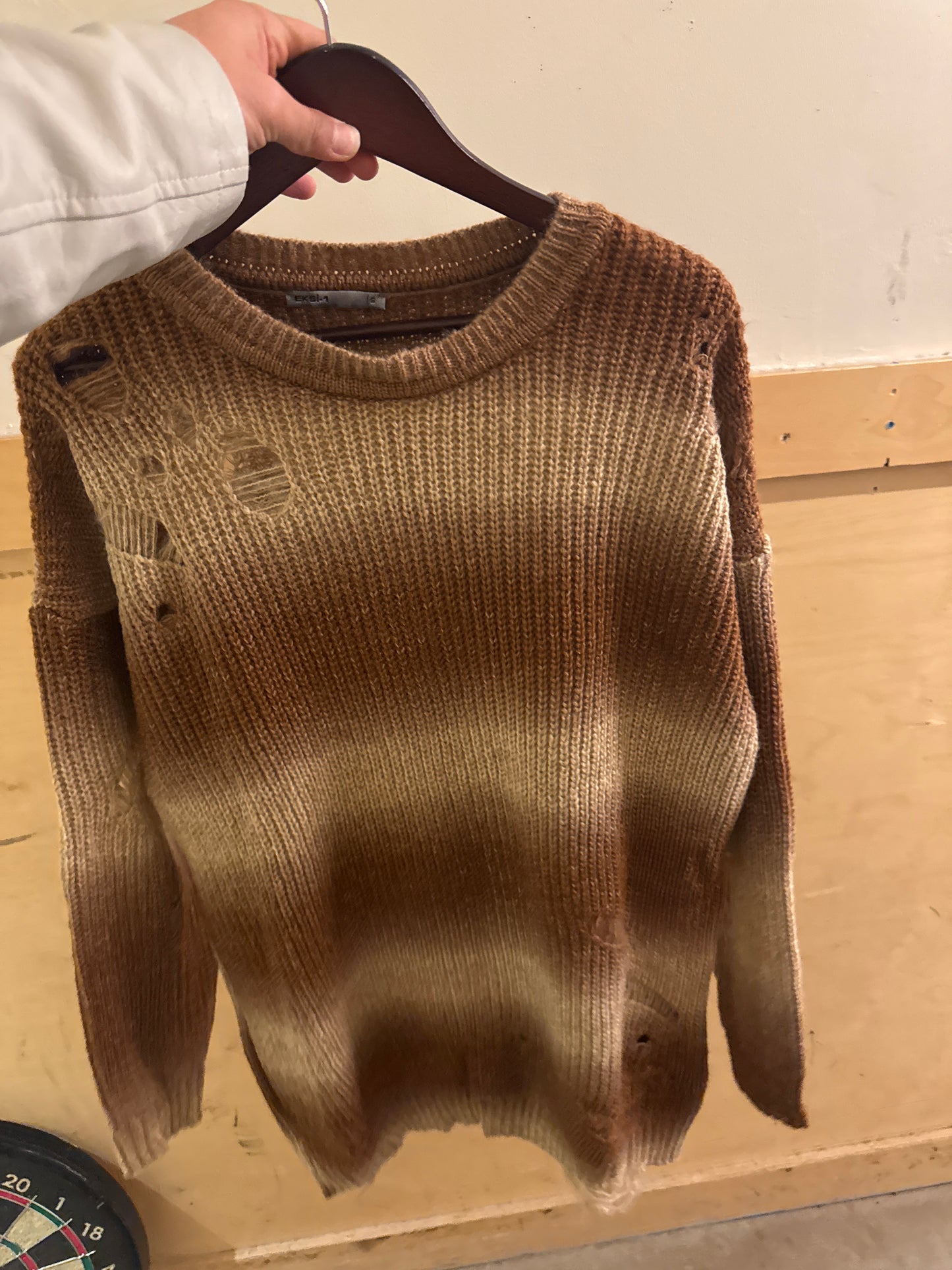 Crazy ripped sweater