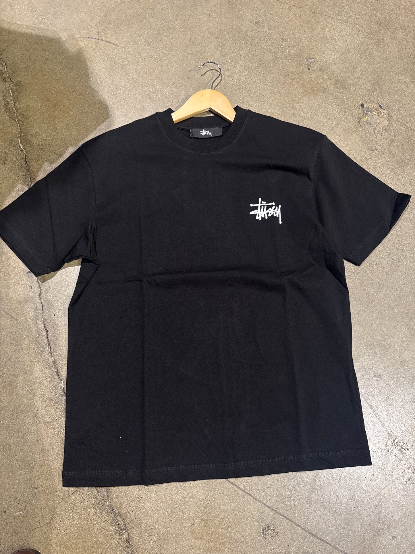 Stussy Fuzzy Dice T-Shirt White Black 1904765