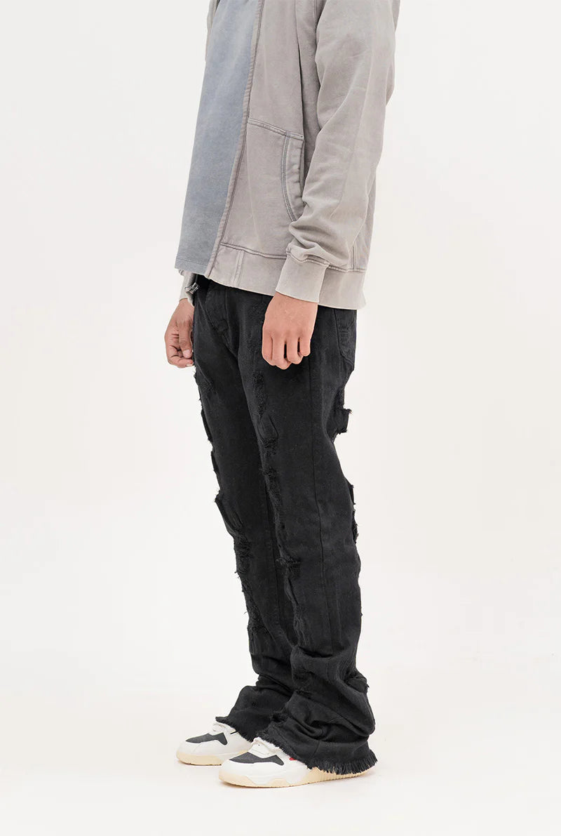 Renaissance Black distressed Icy Rich jeans