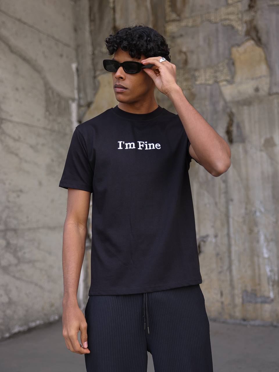 I’m Fine Bear T shirt