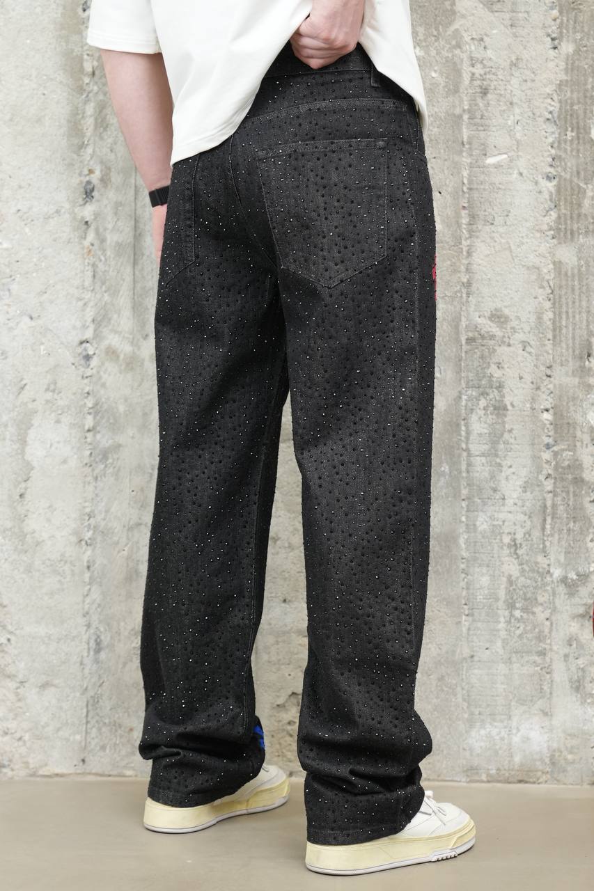 Crossfire Black Rhinestone Jeans