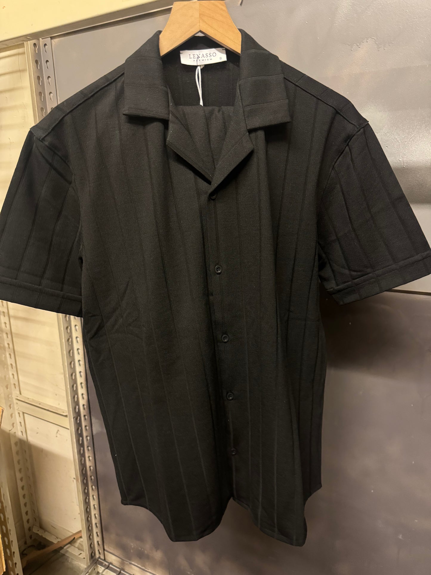 Wide ribbed polo summer sets