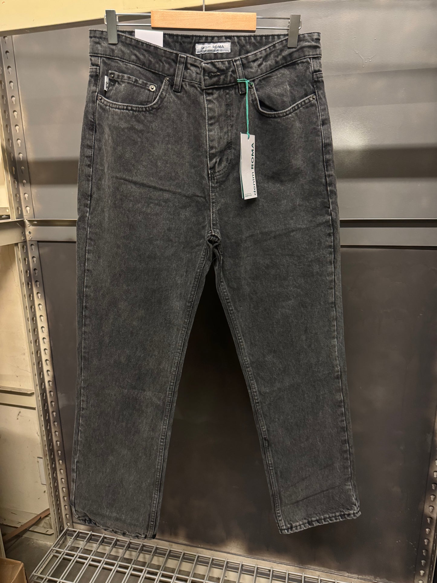 Acid wash Straight pants