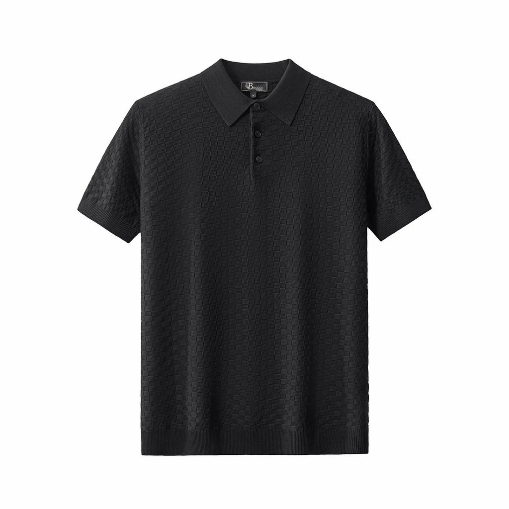 PRIMEKNIT BUTTON POLO IVORY