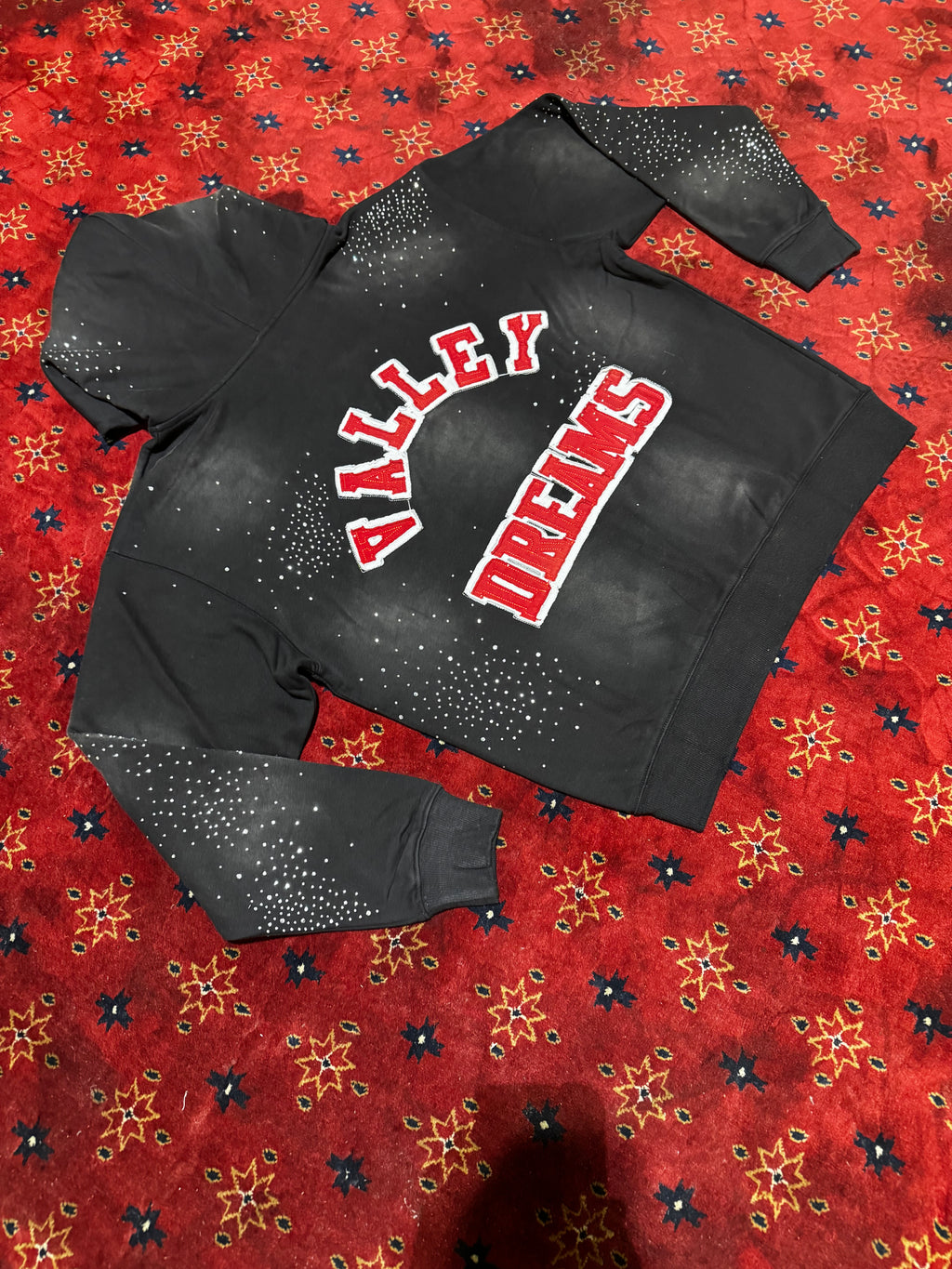 Valley Dreams Rhinestone Zip Up Hoodie