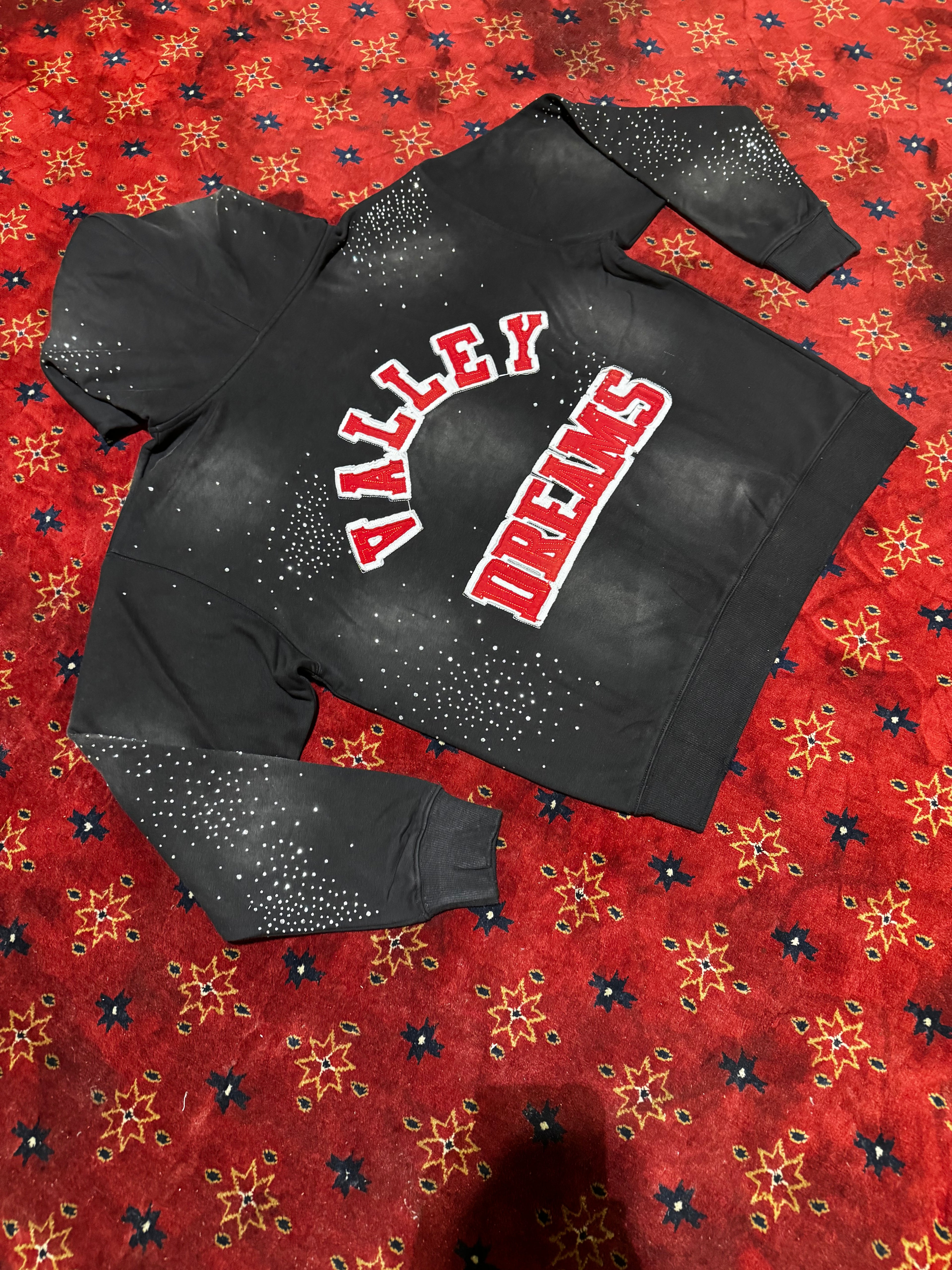Valley Dreams Rhinestone Zip Up Hoodie