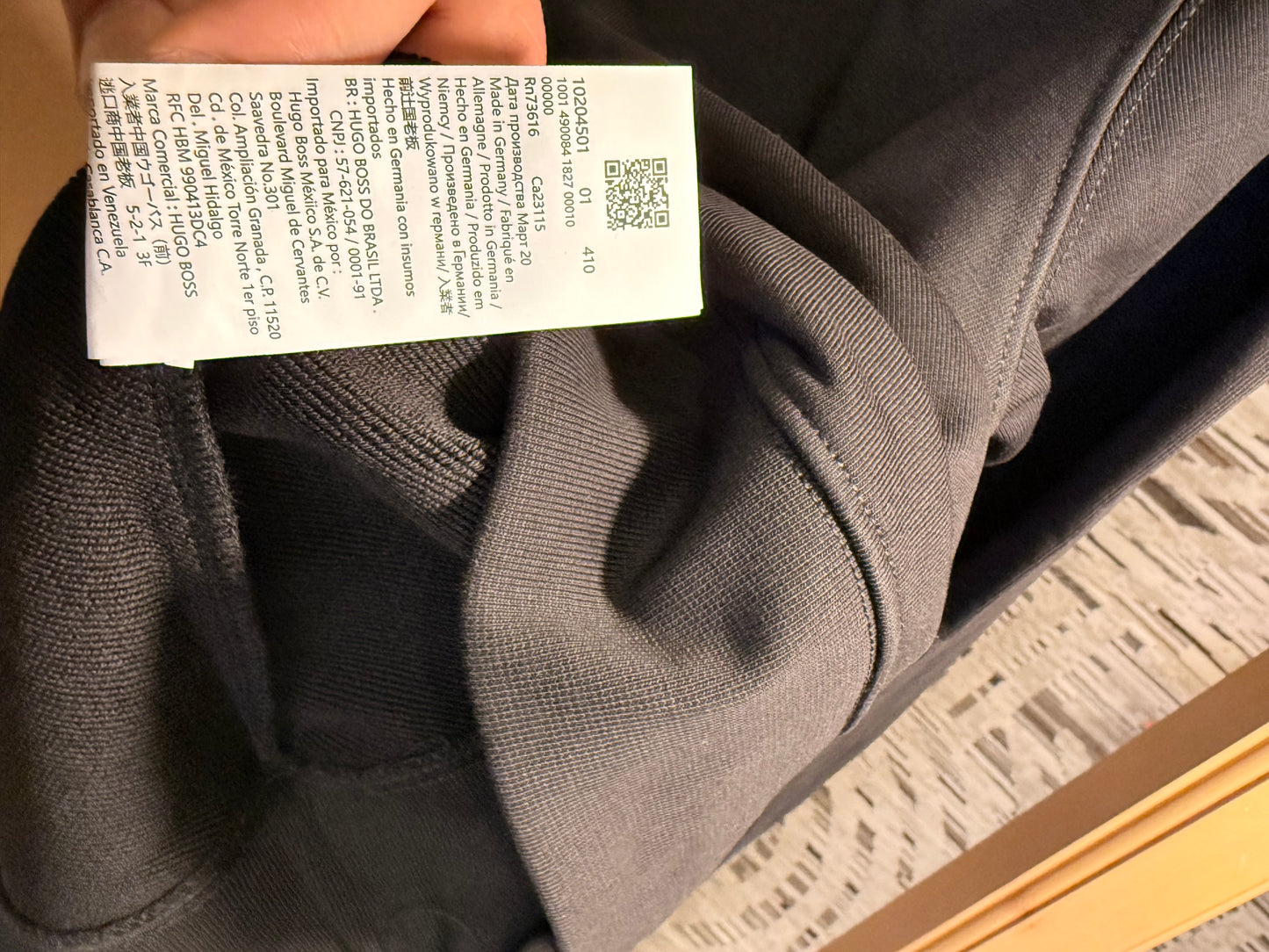 Boss Gentlemen black sweater