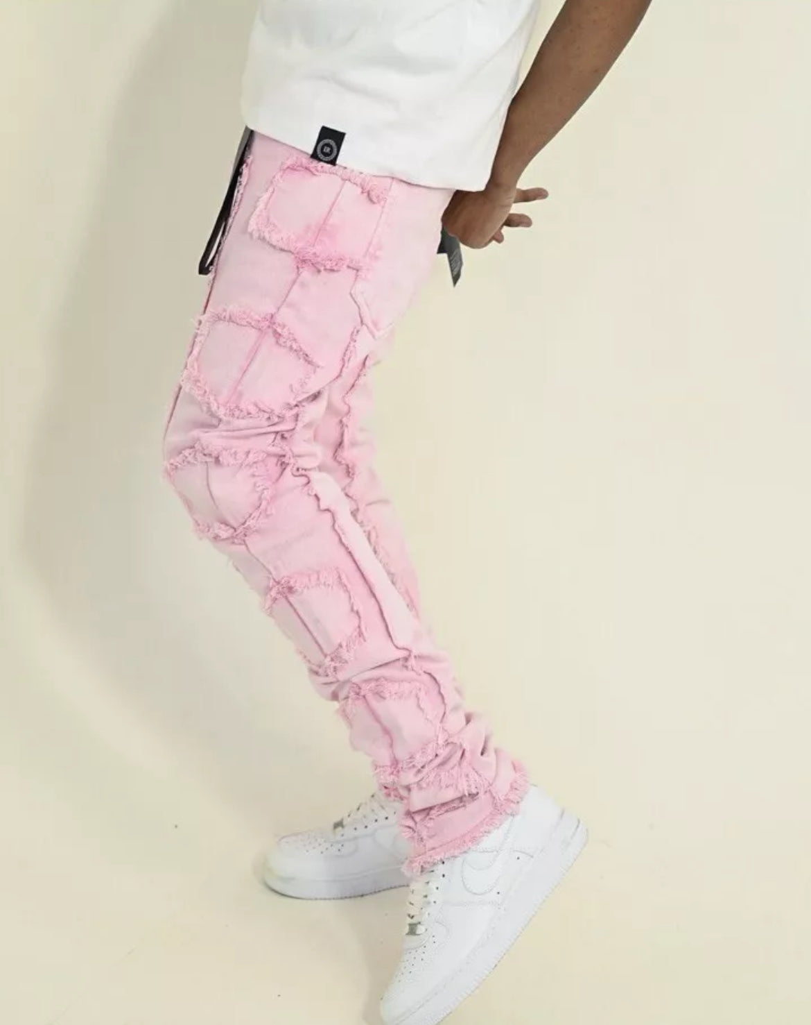 Pink men jeans