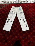 Masterboy cross Blue straight Jeans