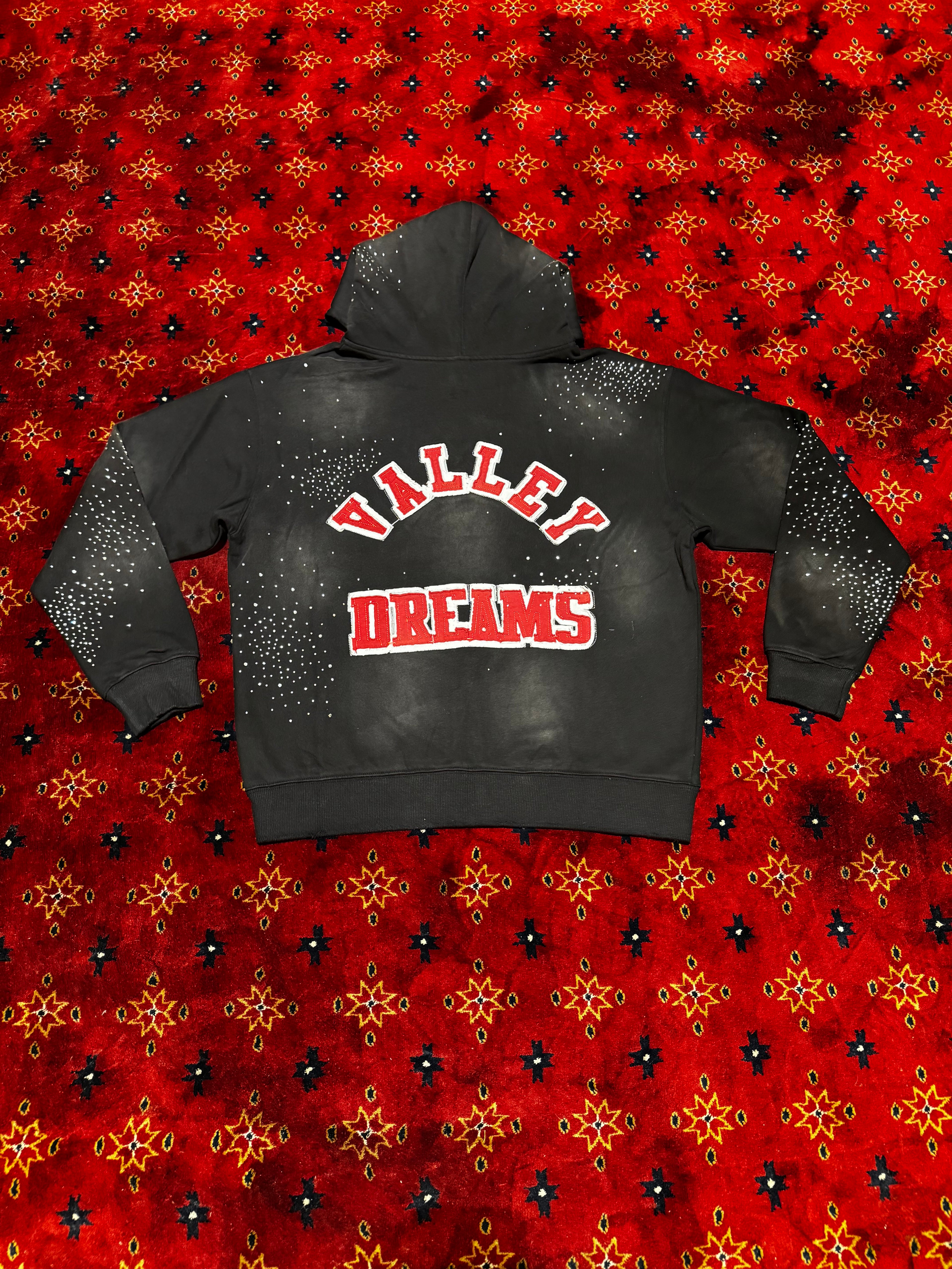 Valley Dreams Rhinestone Zip Up Hoodie