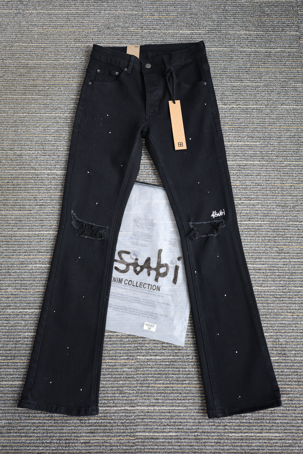 Black Ksubi Flare jeans