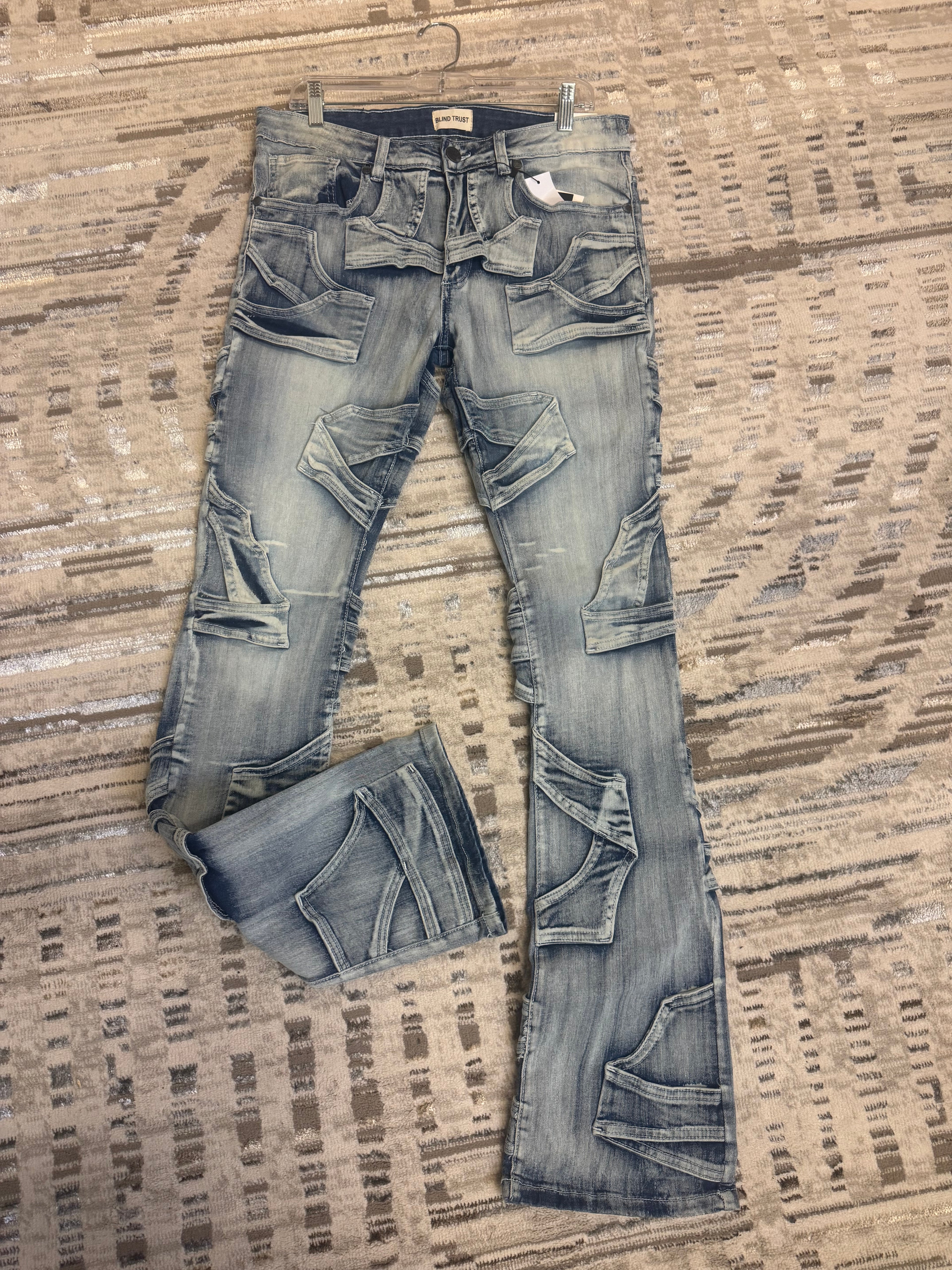 Blue Polar Patch Flares pants