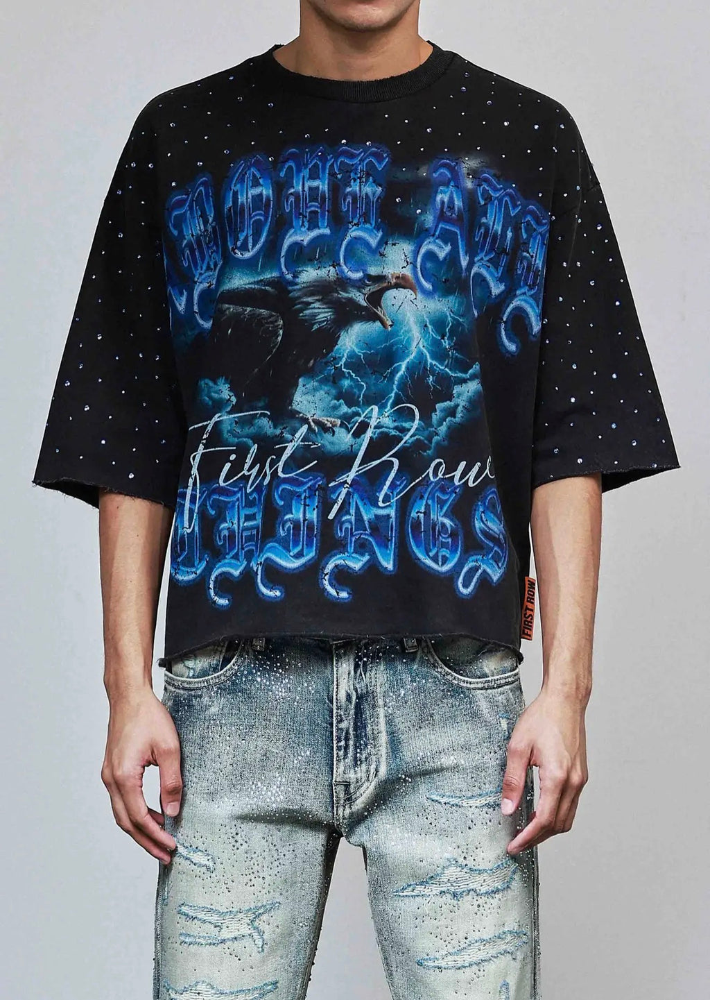 Ride the storm  cropped Tee