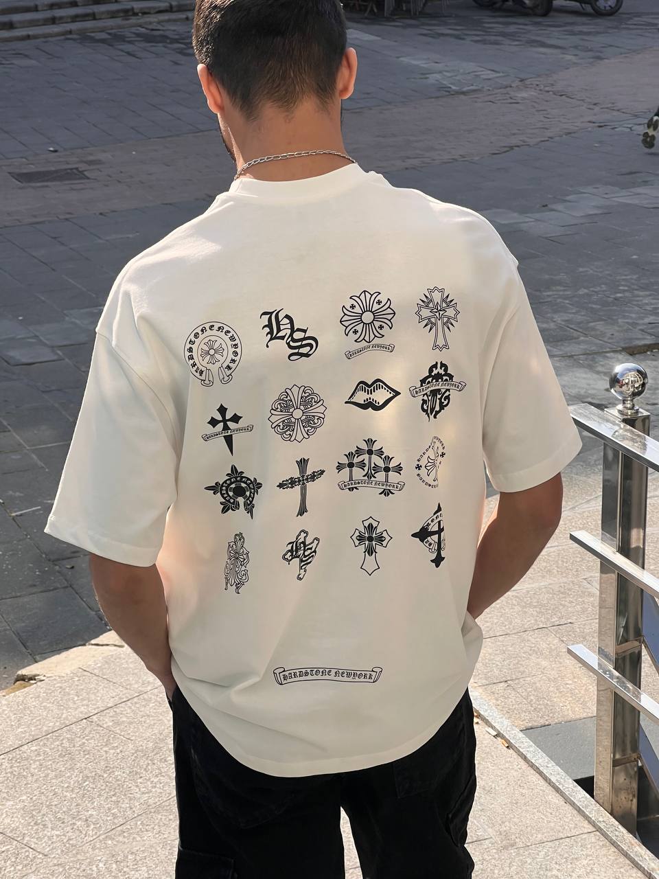 Hardstore cross T shirt
