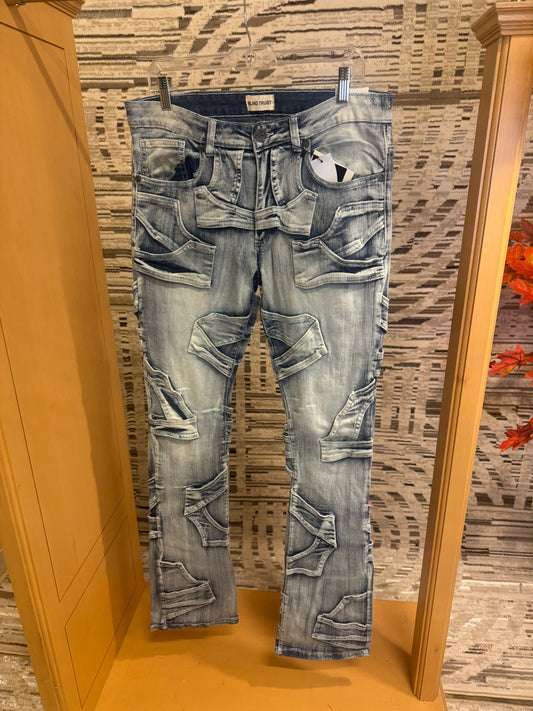 Blue Polar Patch Flares pants