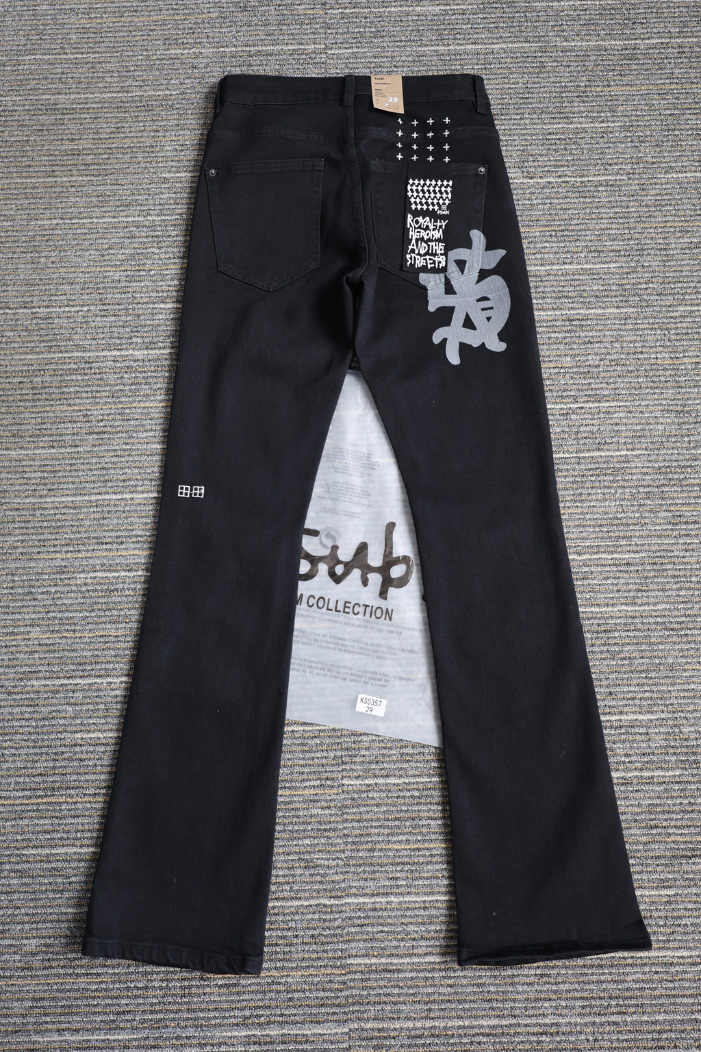 Black Ksubi Flare jeans