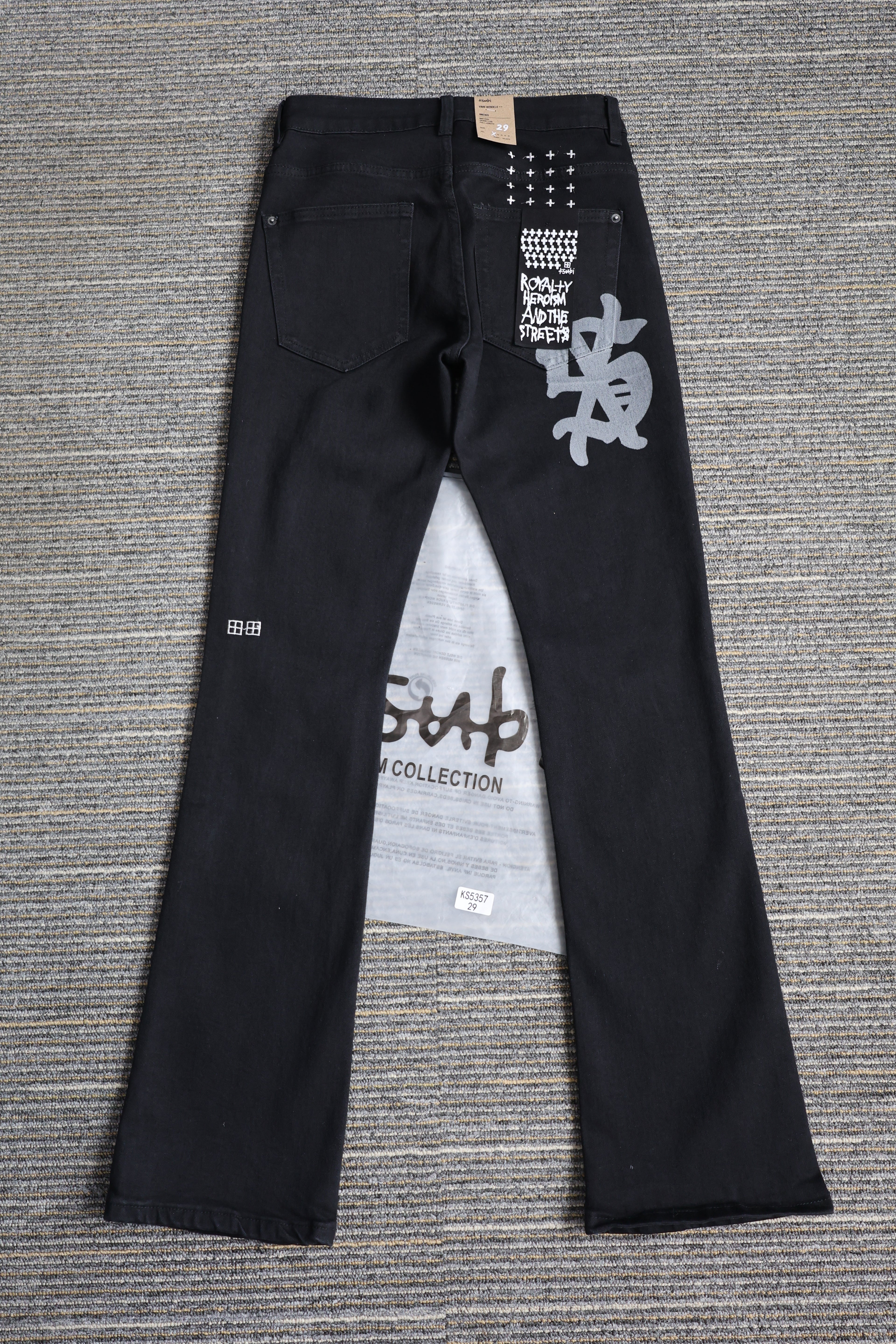 Black Ksubi Flare jeans