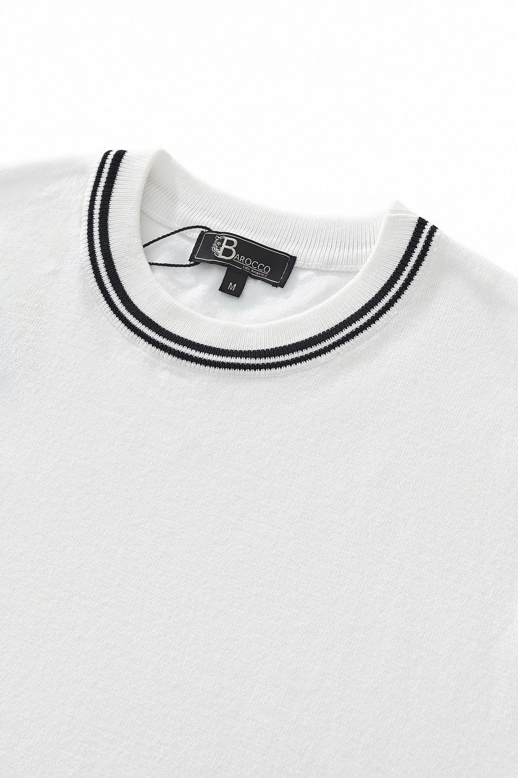 STRATO TRIM TEE BLACK BARACCO