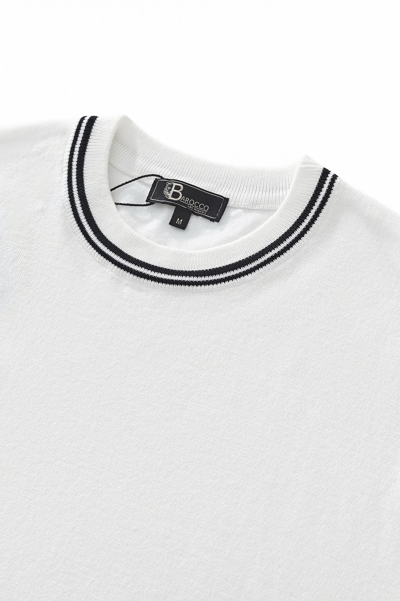 STRATO TRIM TEE BLACK BARACCO