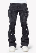 Vintage Black Steel Plate Denim