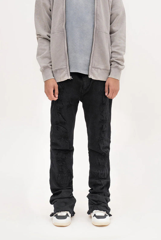 Renaissance Black distressed Icy Rich jeans