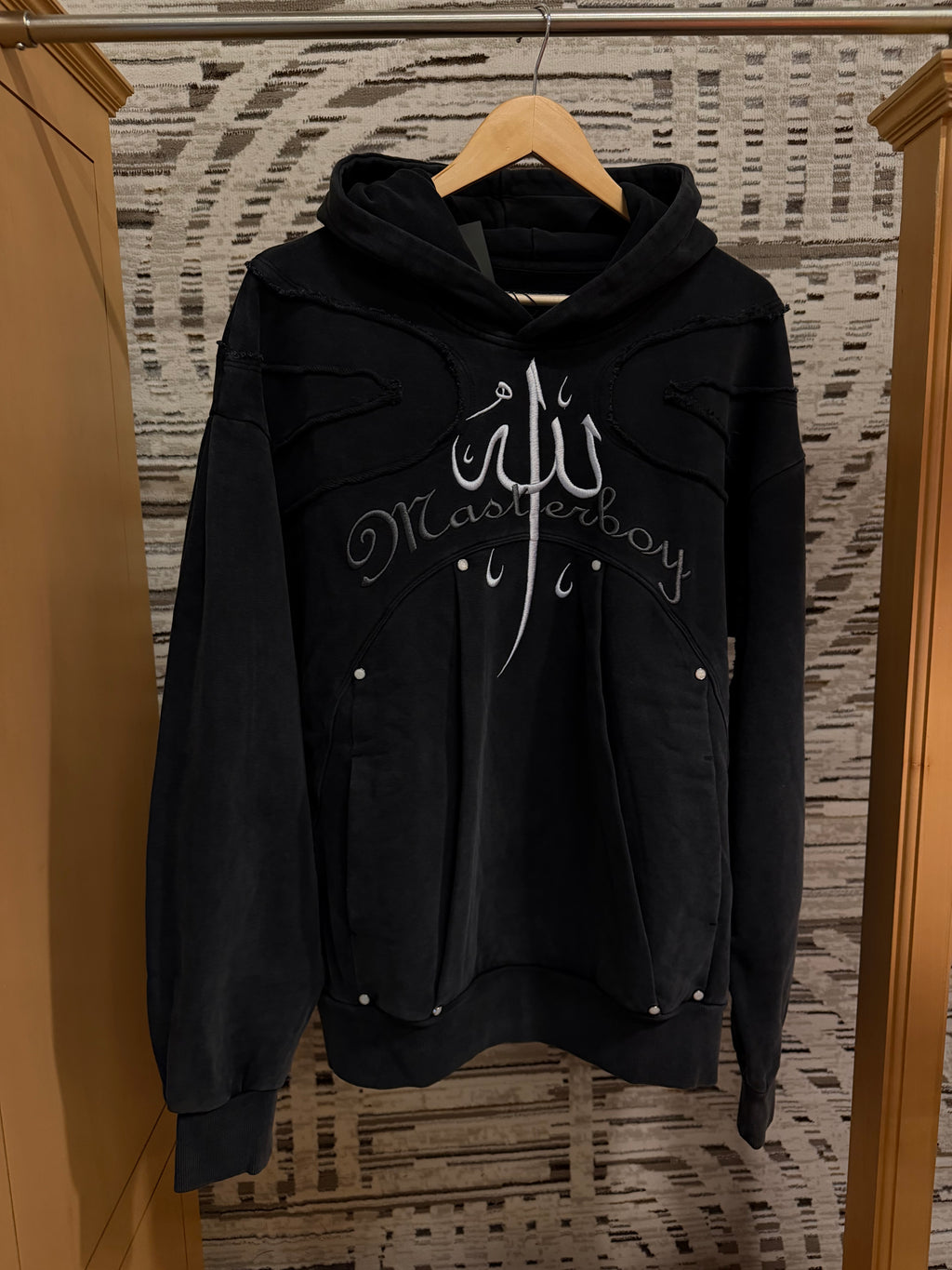 Masterboy x Allah Embroidery oversized Hoodie