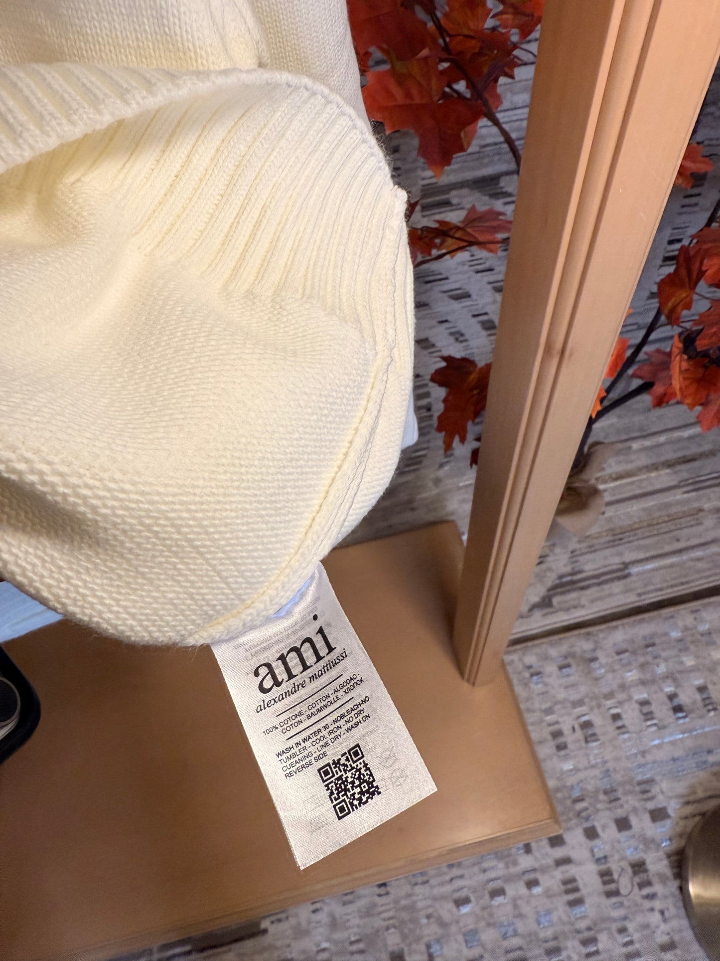 A Heart White Hoodie Sweater long sleeve