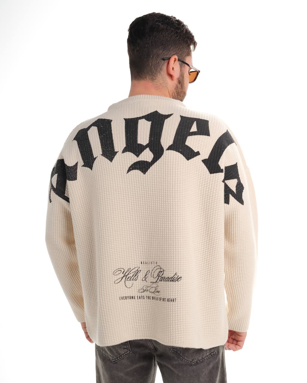 Angels oversized long sleeve sweater