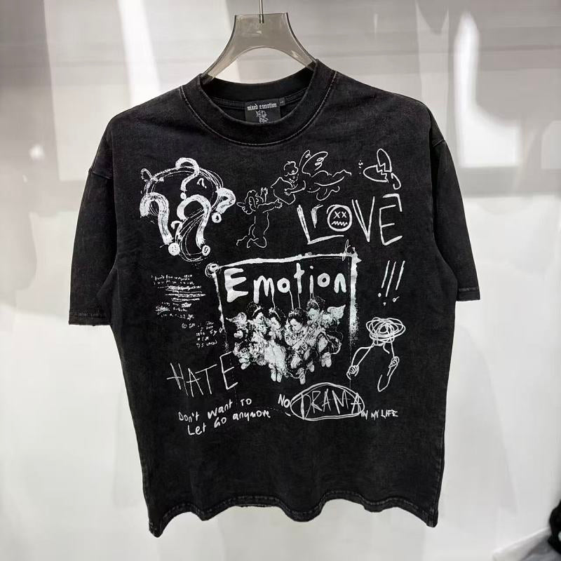 Mixed Emotions Black Tee