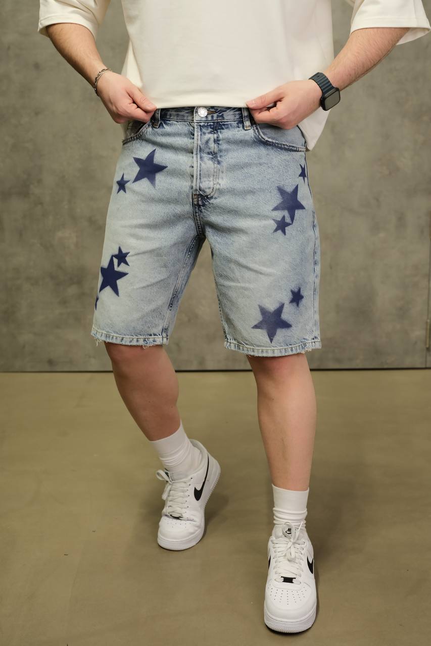 Stars Denim Short