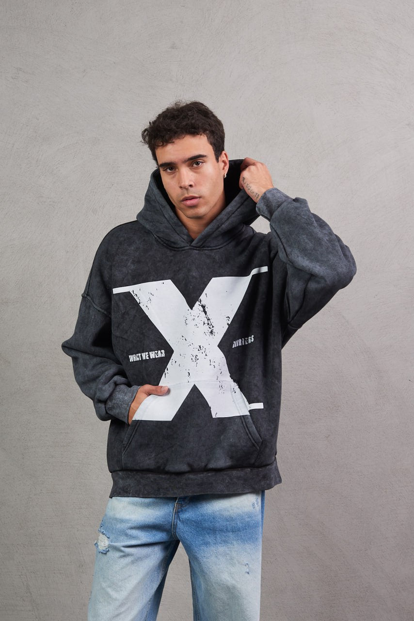 Masterboy X Barriers acids washed Hoodie