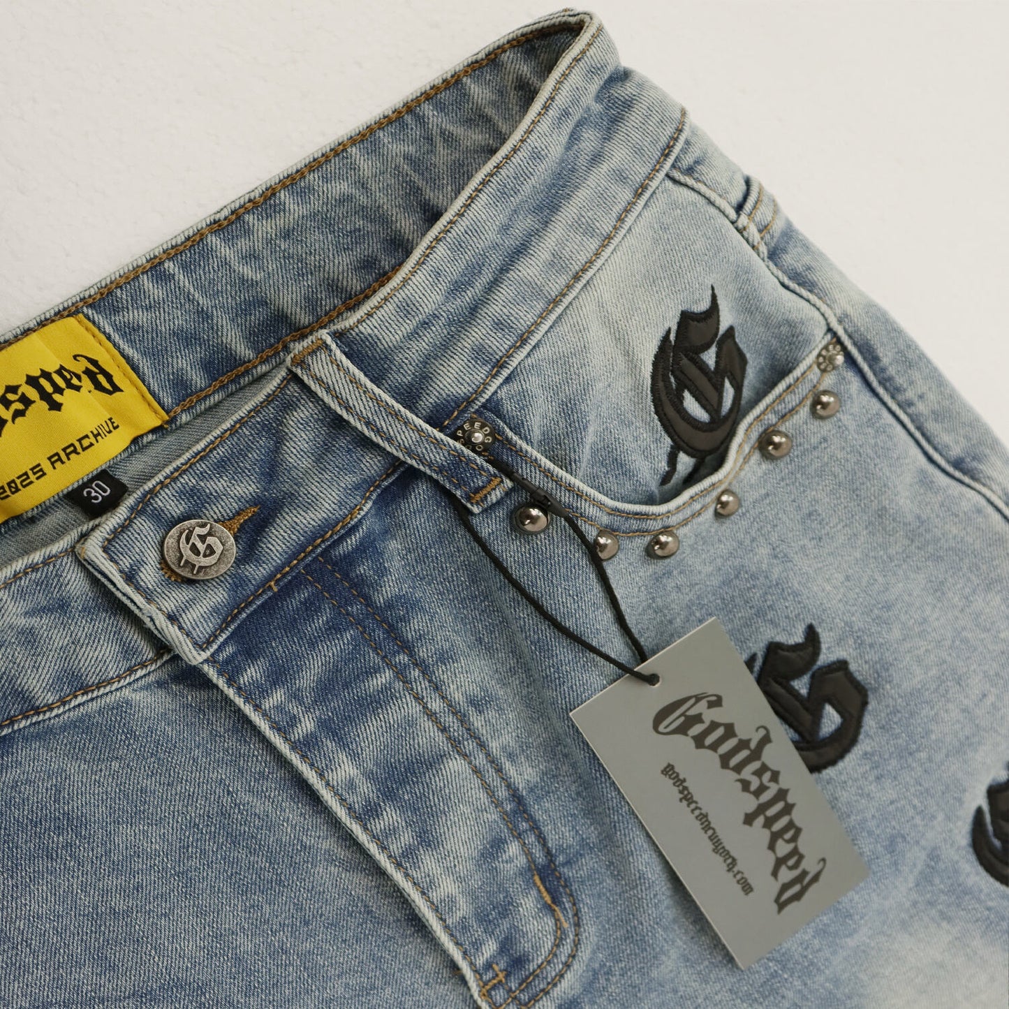 Godspeed Straight infinity denim jeans