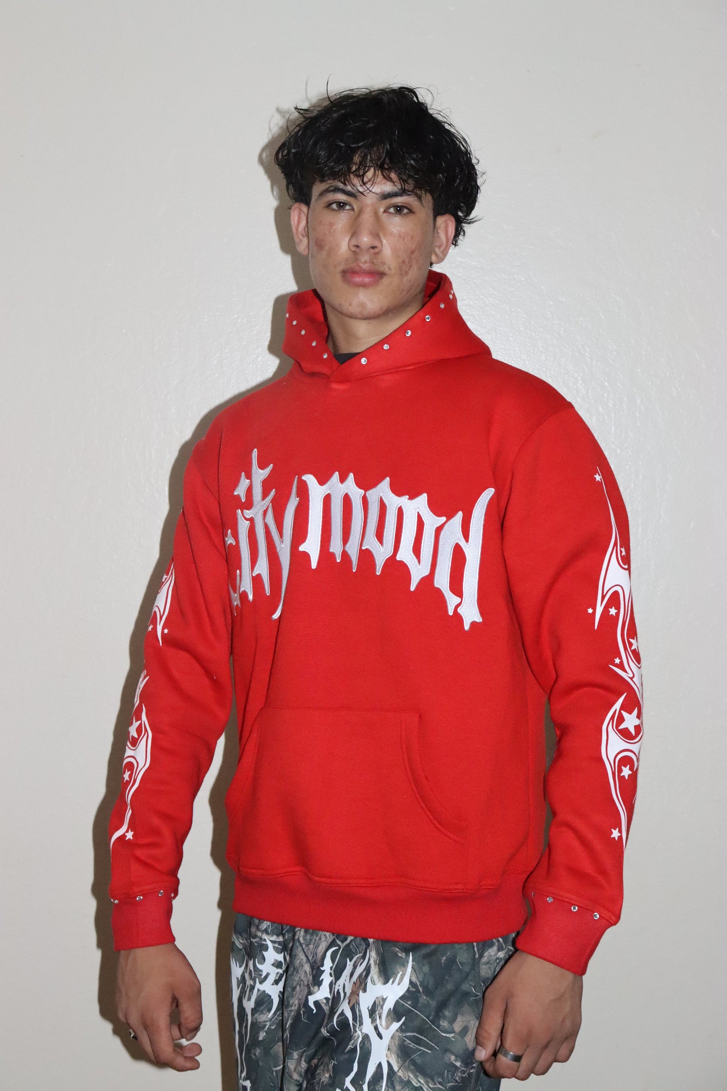 City Mood Embroidered Hoodie