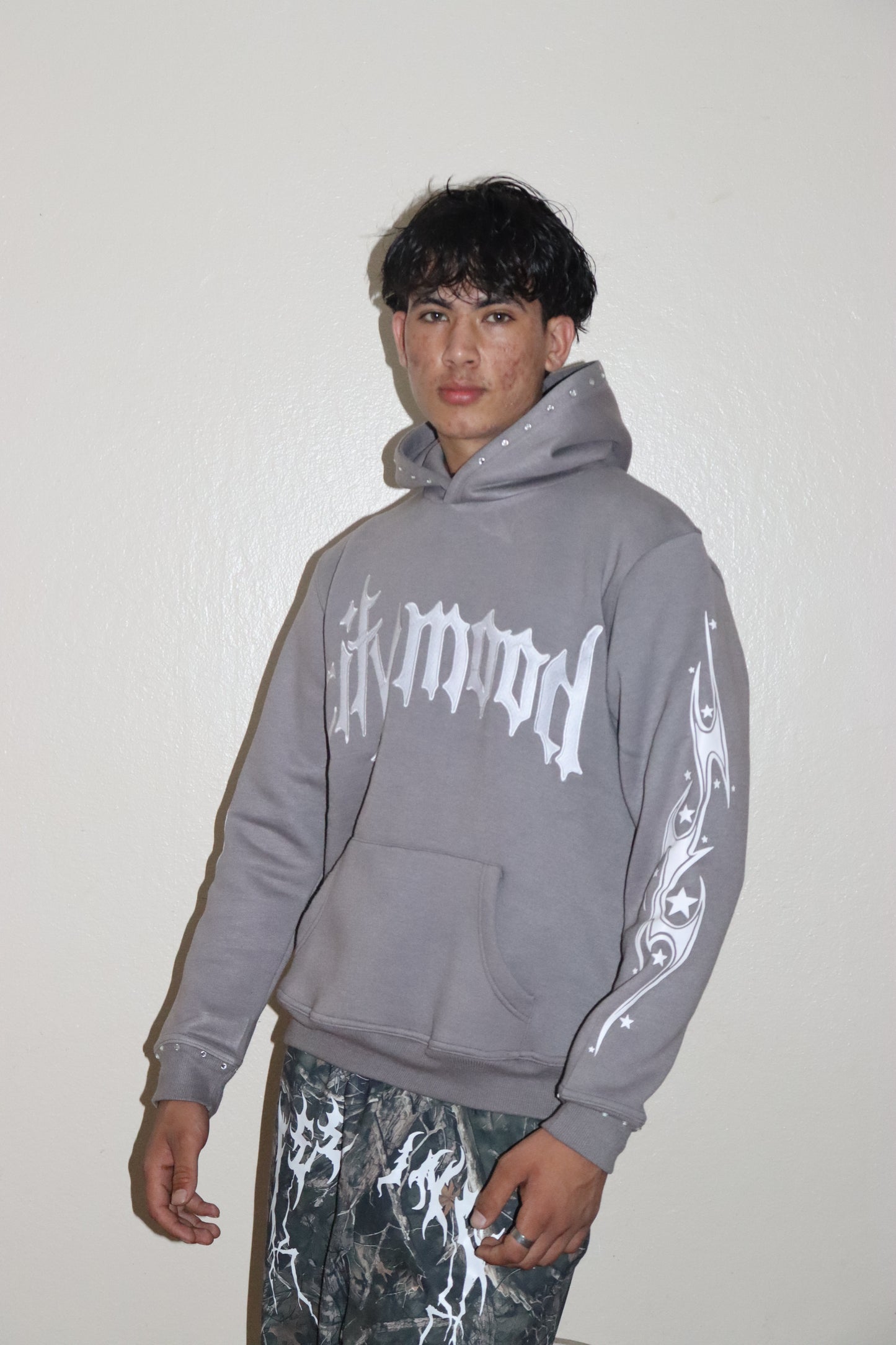 City Mood Embroidered Hoodie