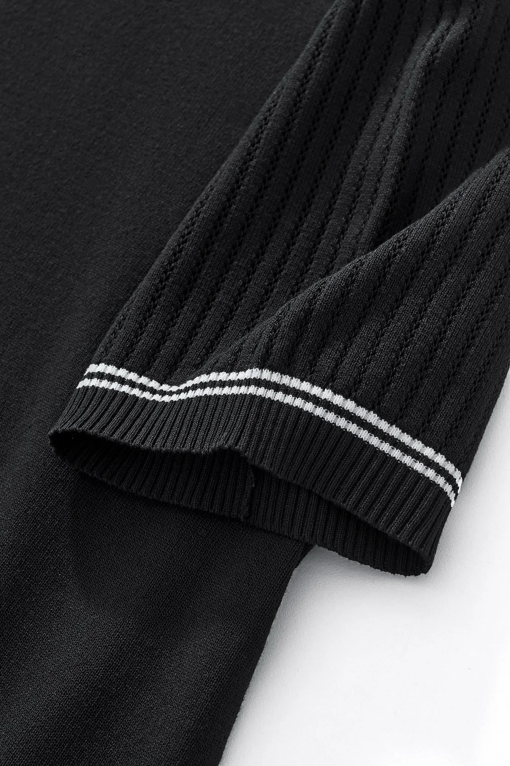 STRATO TRIM TEE BLACK BARACCO