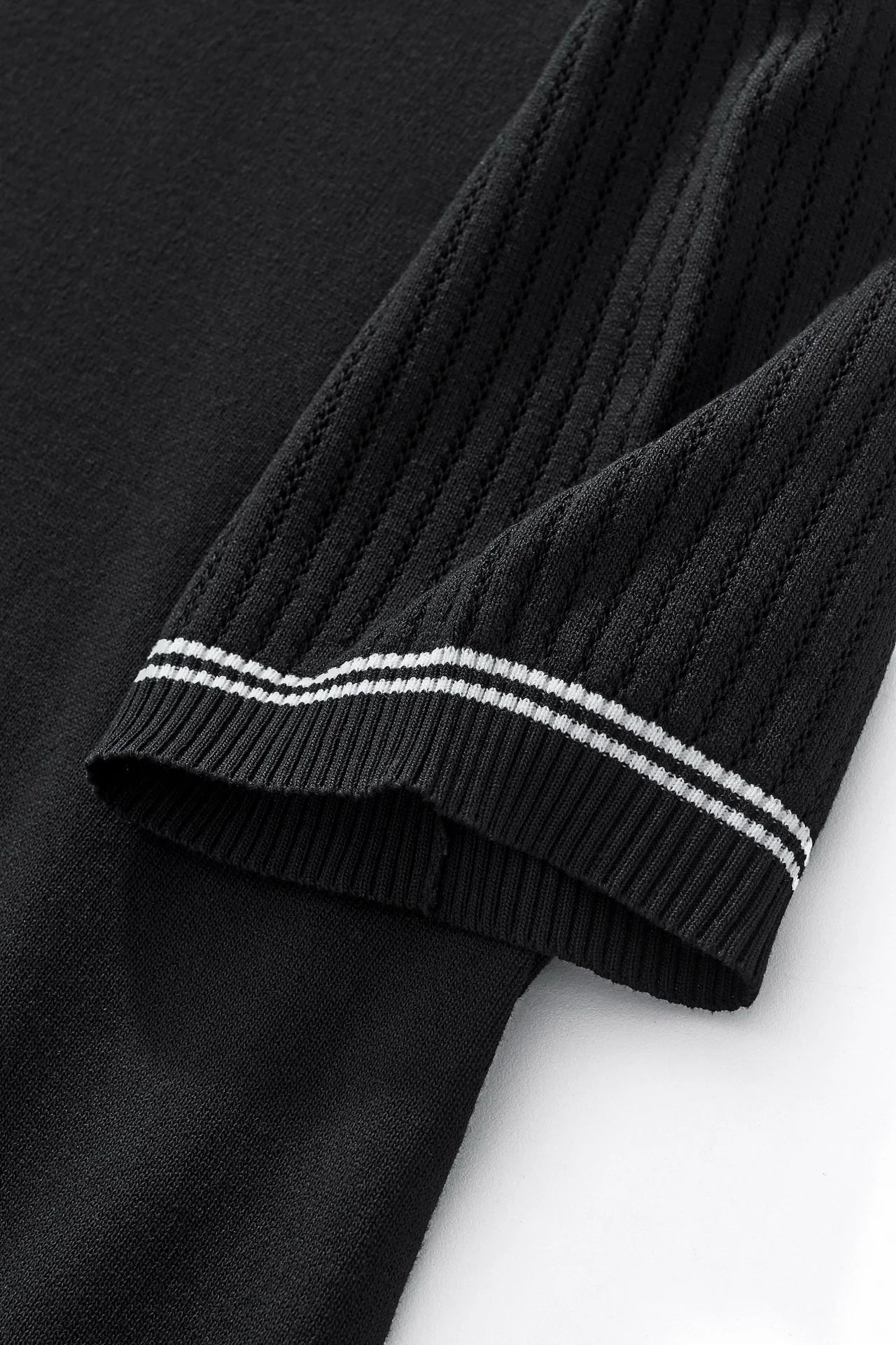 STRATO TRIM TEE BLACK BARACCO