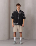 Ink Bleed oversized botton up