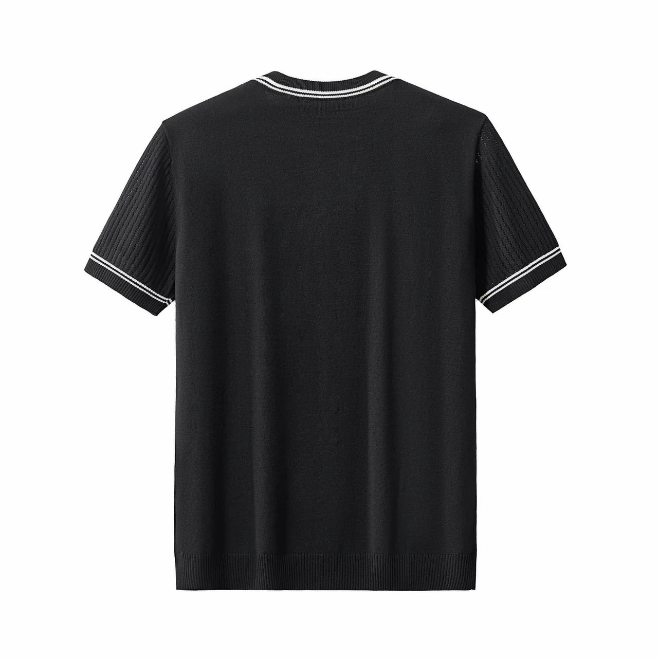 STRATO TRIM TEE BLACK BARACCO