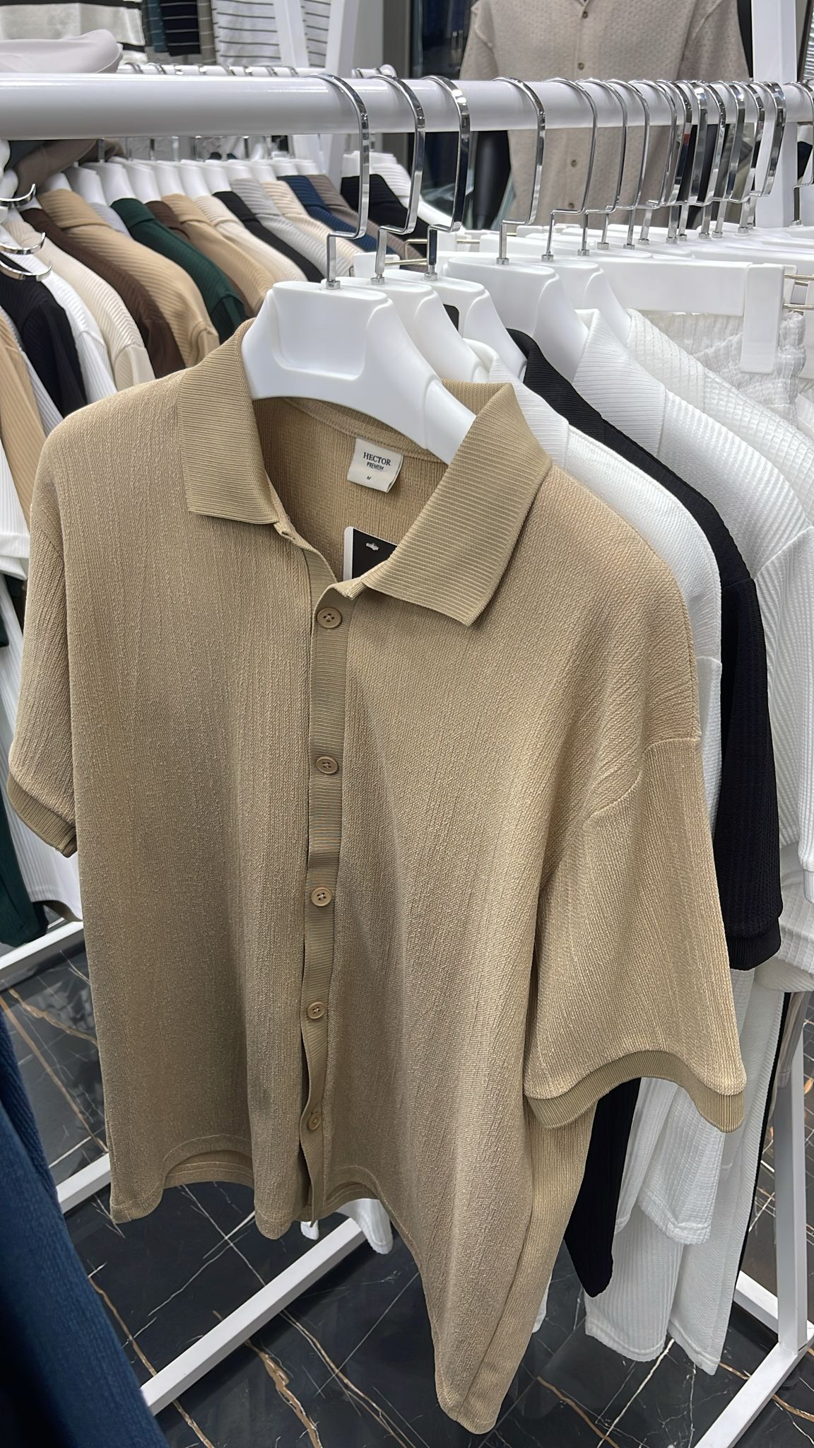 Gentle Button up solid color