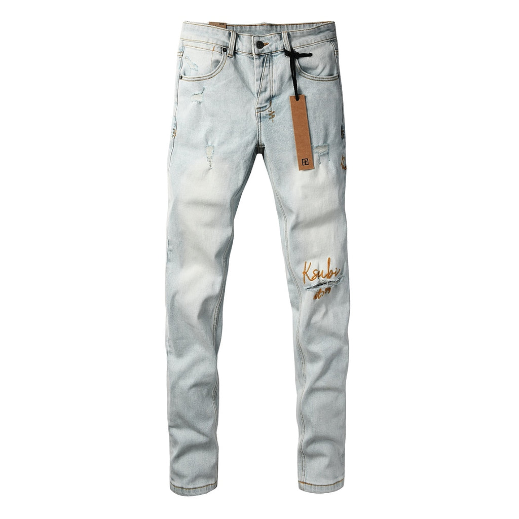 Ksubi Slim fit jeans light blue