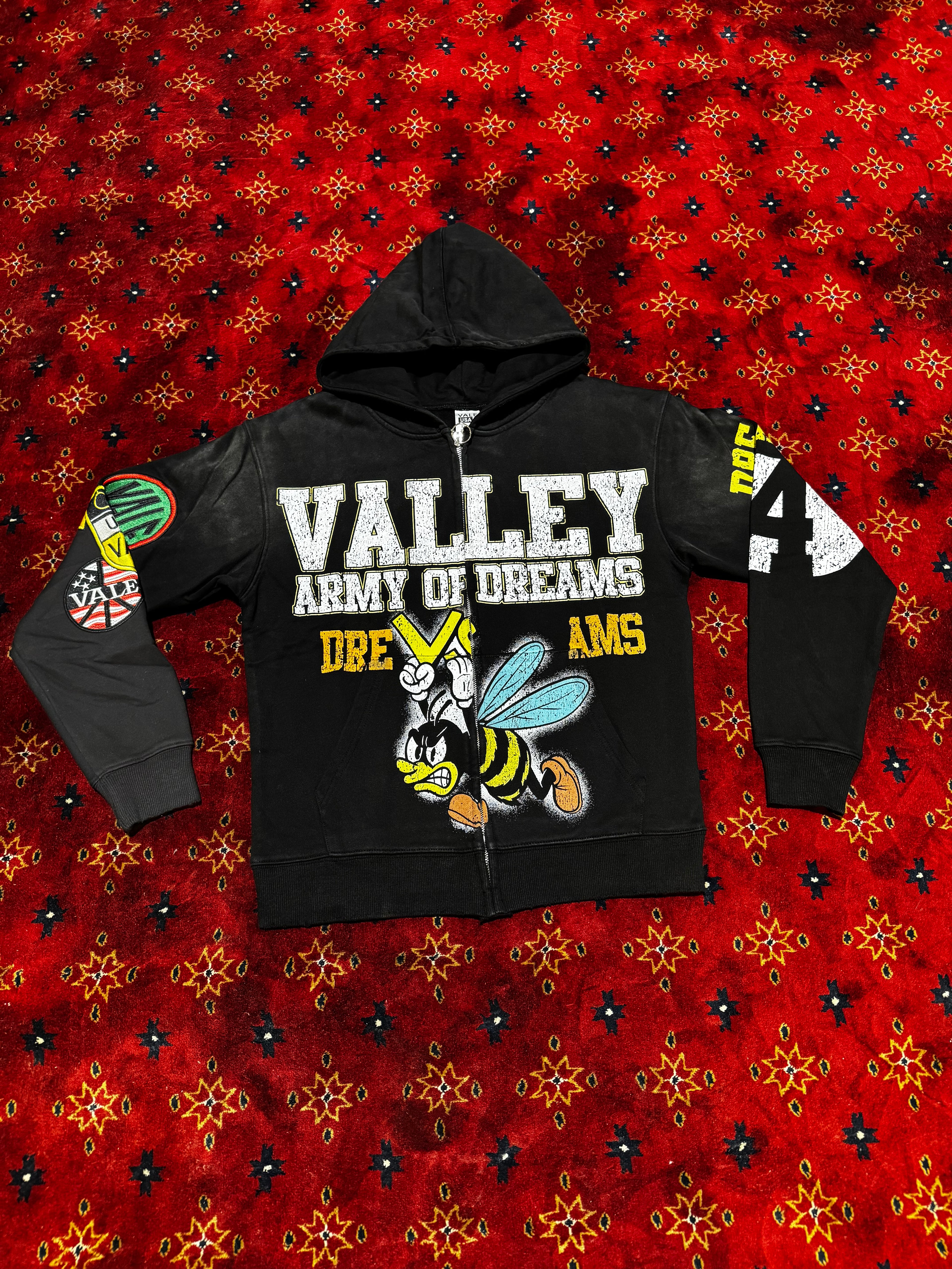 Valley Dreams Bee Zip Up Hoodie