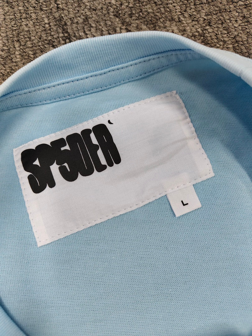 Spider light blue Tee