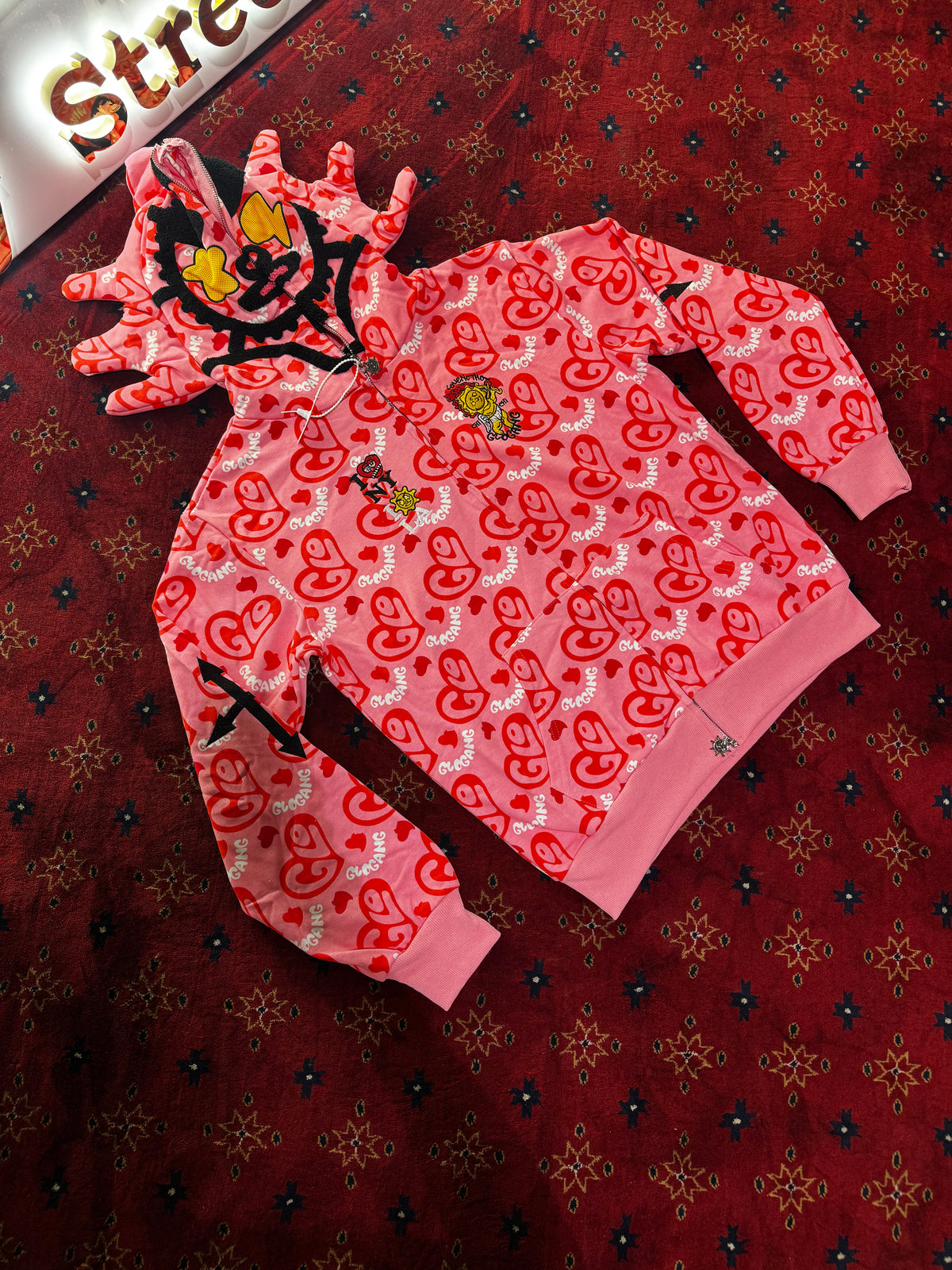 GLOGANG full zip hoodie