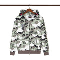GLOGANG Full Zip Camouflage Hoodie
