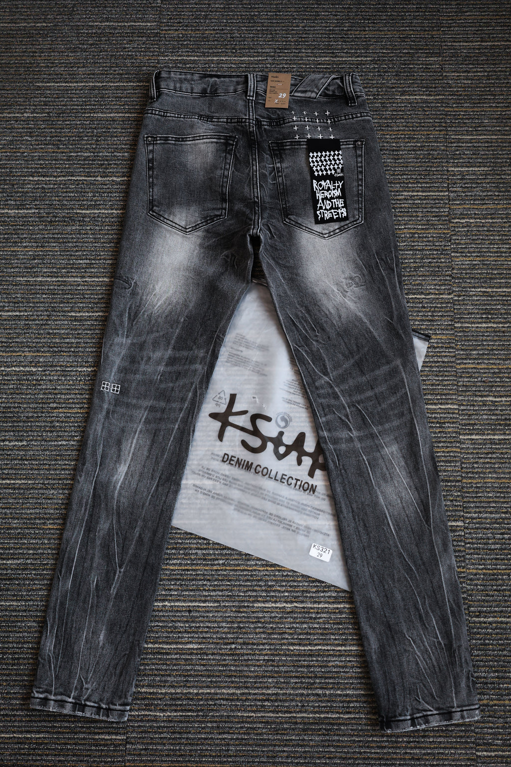 Gray Ksubi Slim fit jeans