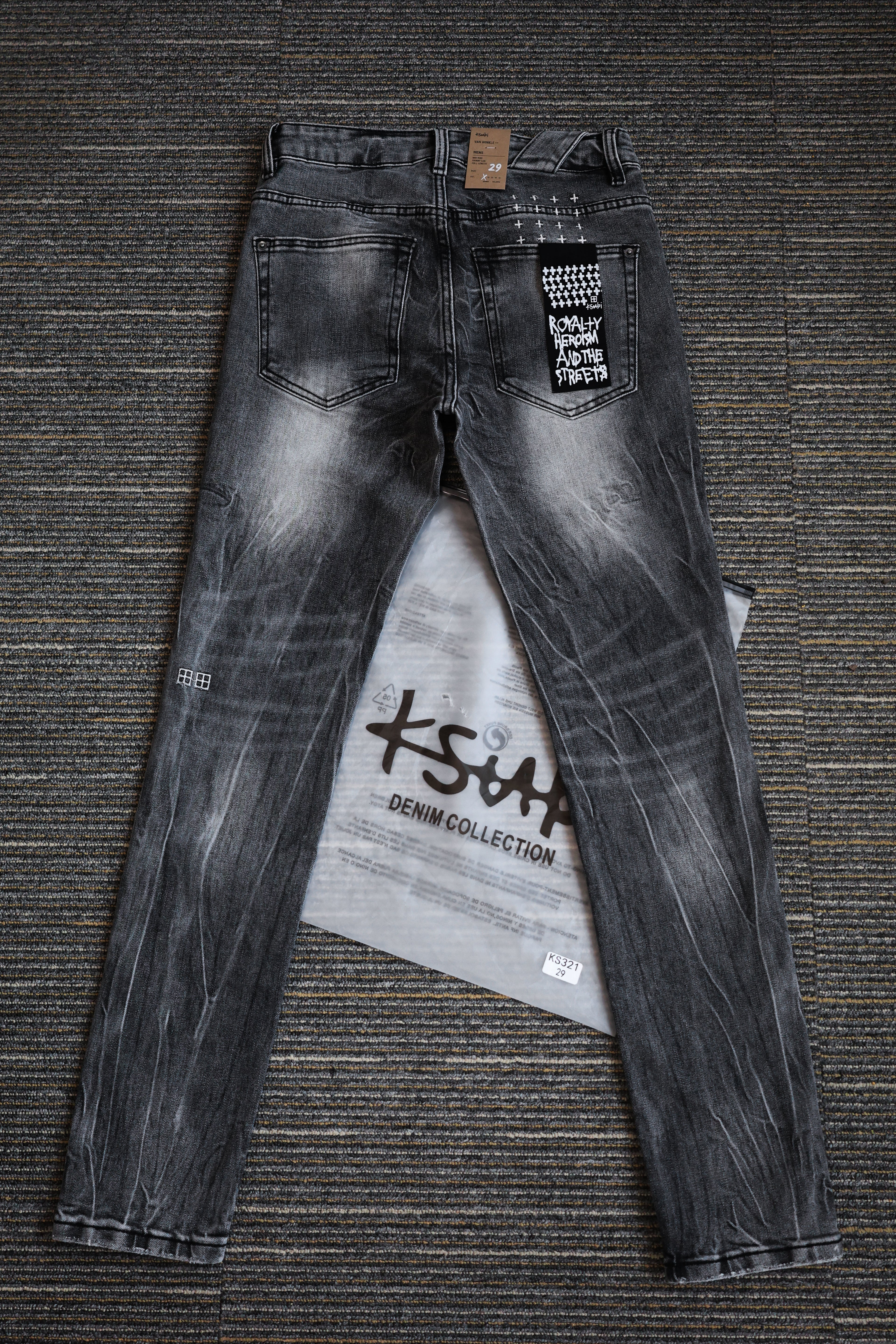 Gray Ksubi Slim fit jeans