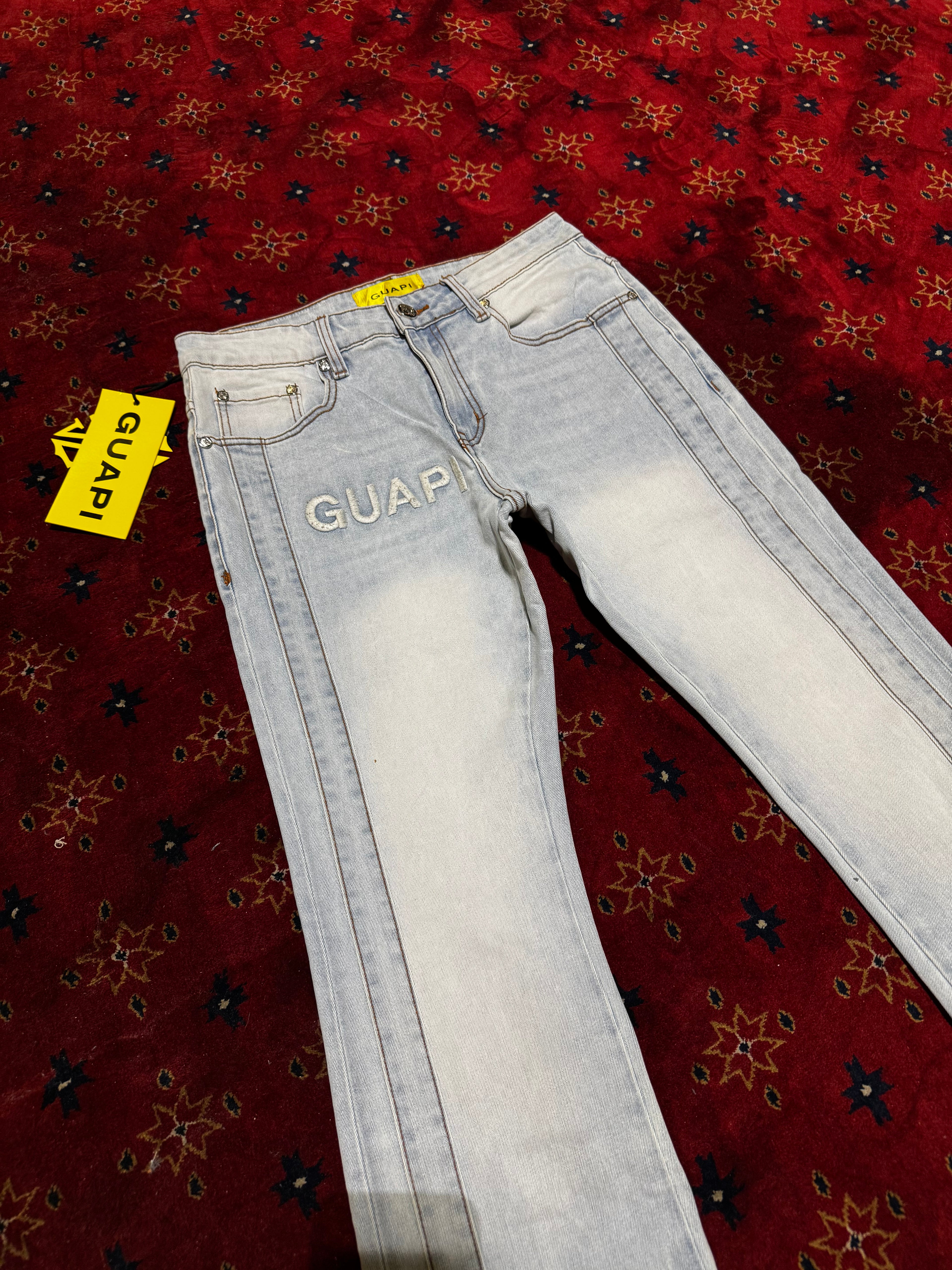 Vintage Blue Denim Guapi Pants
