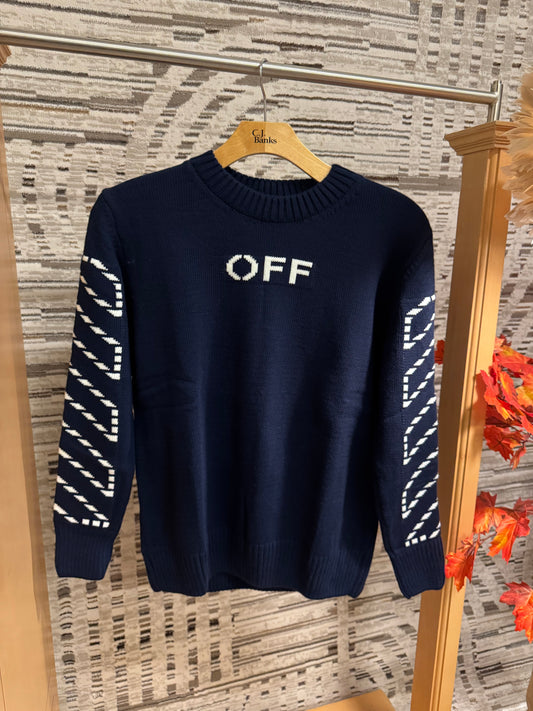 Off / White Sweater cozy fit