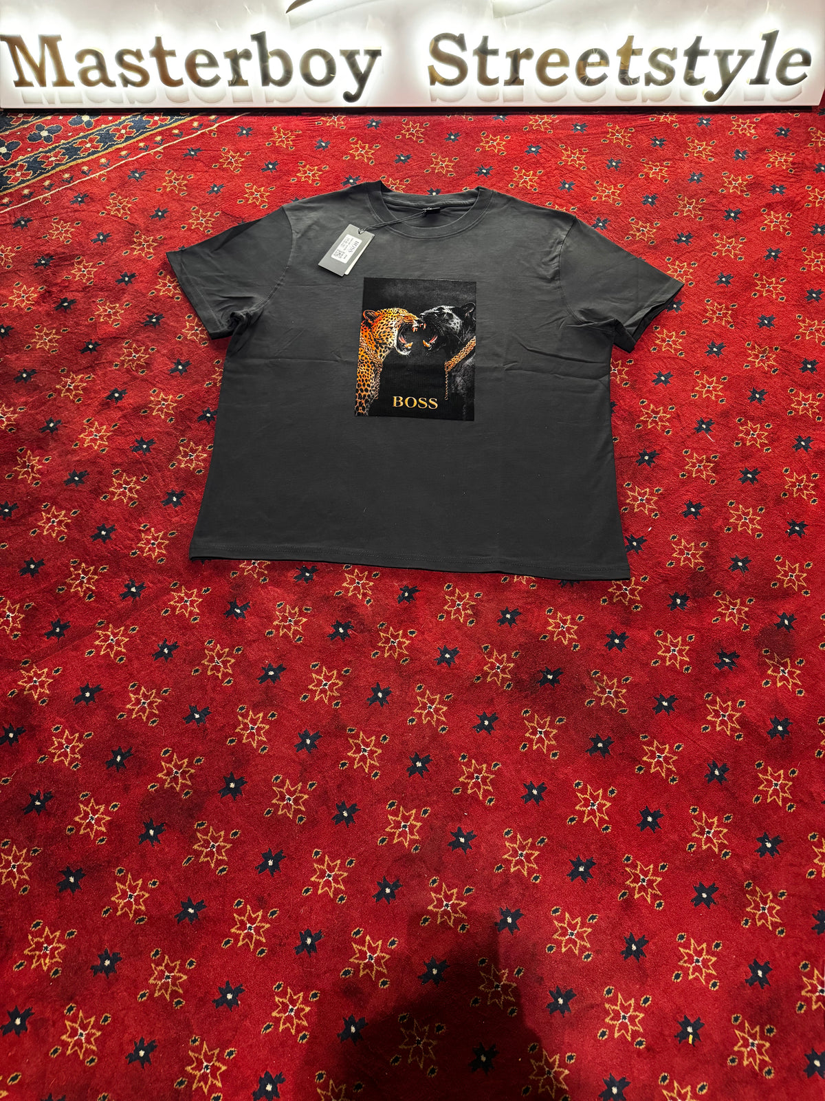 Boos Cheetah Print T-shirt