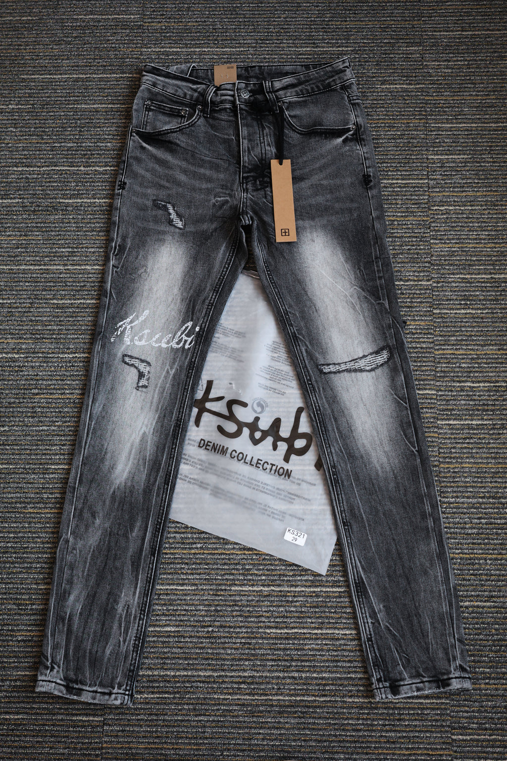 Gray Ksubi Slim fit jeans